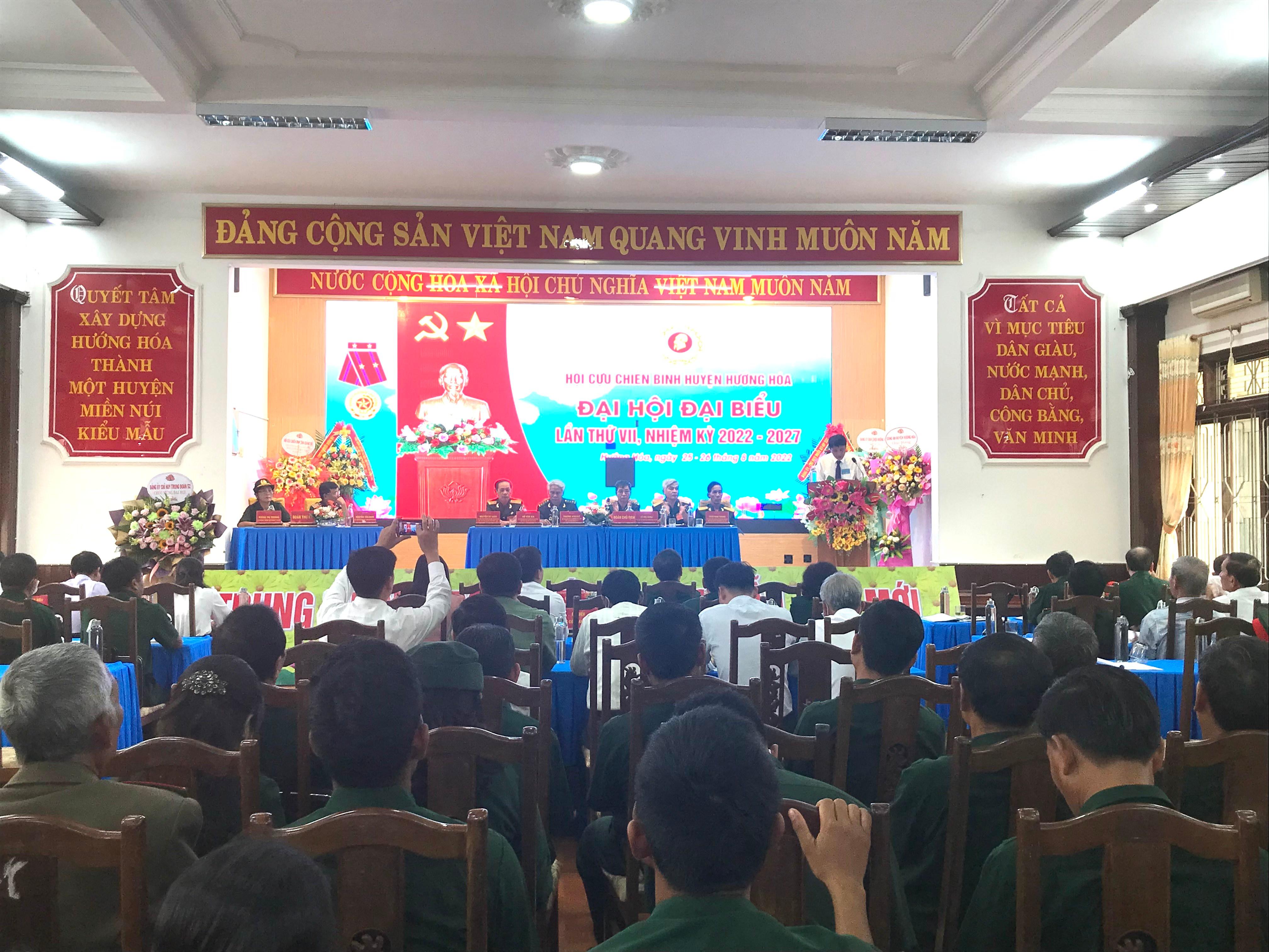 Đại hội đại biểu Hội Cựu chiến binh huyện Hướng Hóa lần thứ VII, nhiệm kỳ 2022 - 2027